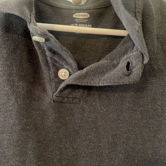Boys Old Navy polo style long sleeve shirt size XS size 5 - Picture 3 of 6